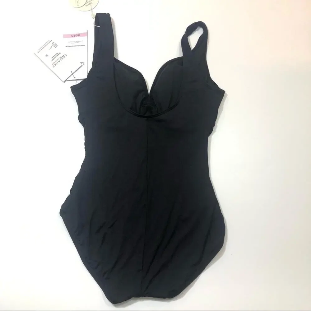 Coco Reef KEEPSAKE RUCHED black swim ONE-PIECE - Picture 5 of 8